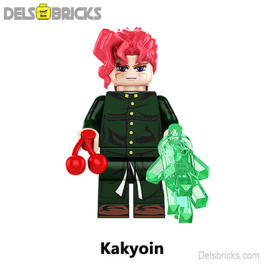 Kakyoin Jojo's Bizarre Adventure Anime Lego Minifigures custom toys (Copy) (ONLINE ORDER ONLY)