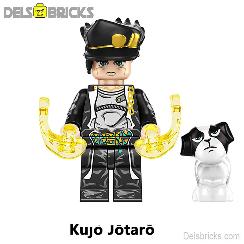 Kujo Jotaro Jojo's Bizarre Adventure Anime Lego Minifigures custom toys (ONLINE ORDER ONLY)