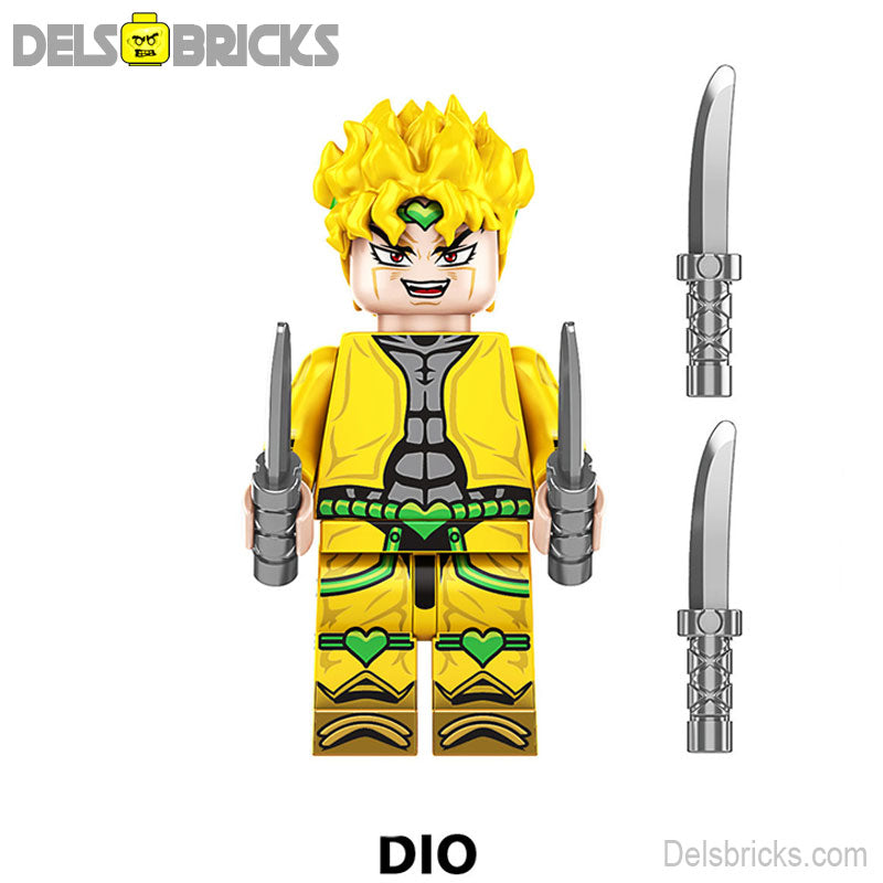 Dio Jojo's Bizarre Adventure Anime Lego Minifigures custom toys (ONLINE ORDER ONLY)