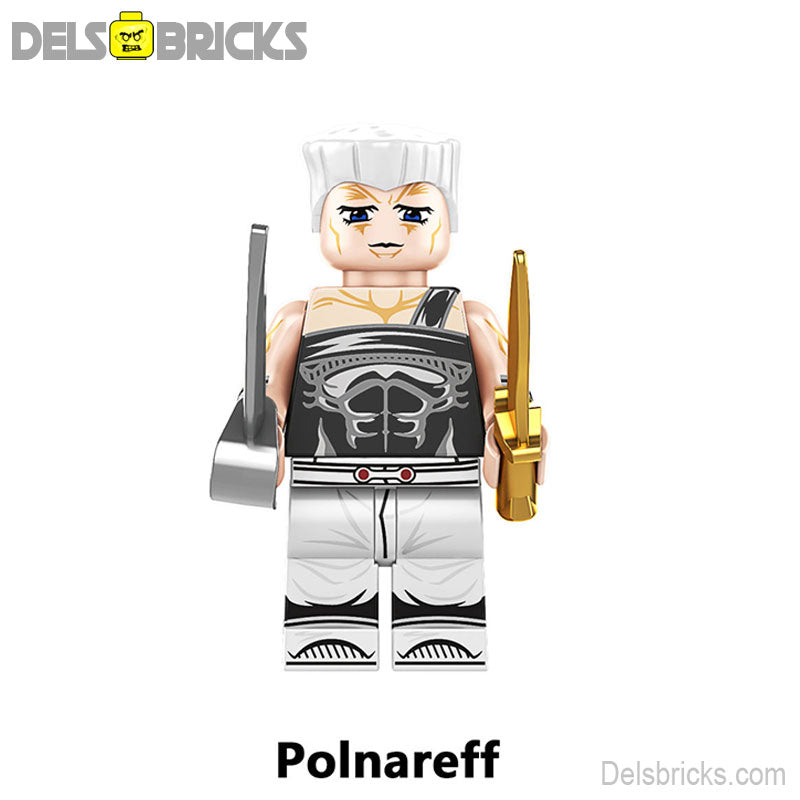 Polnareff Jojo's Bizarre Adventure Anime Lego Minifigures custom toys (ONLINE ORDER ONLY)