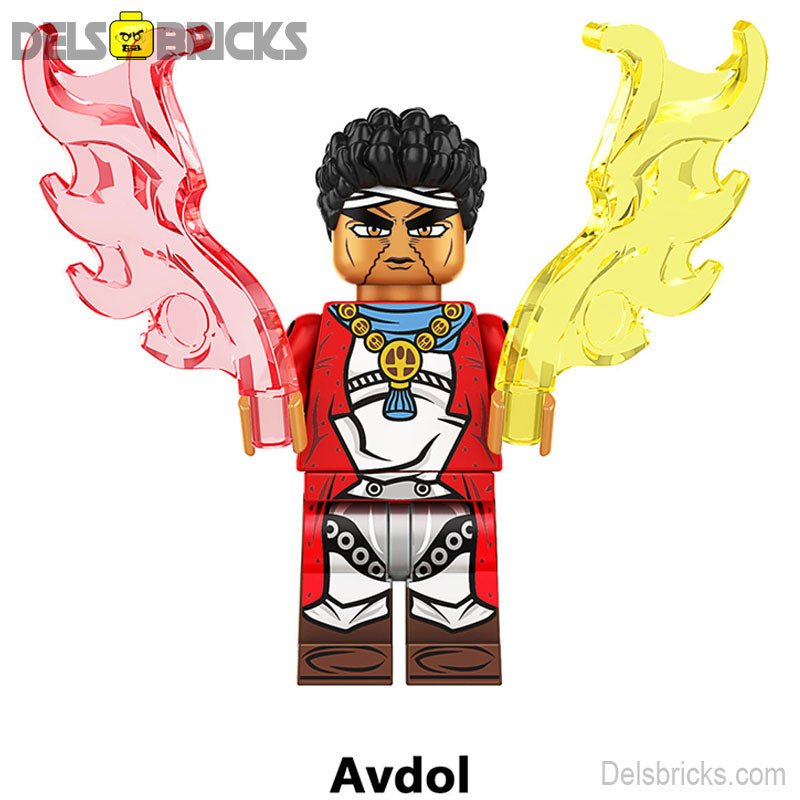 Avdol Jojo's Bizarre Adventure Anime Lego Minifigures custom toys (ONLINE ORDER ONLY)