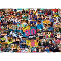 TV Time - 90's Shows 1000 Piece Jigsaw Puzzle (ONLINE ORDER ONLY)