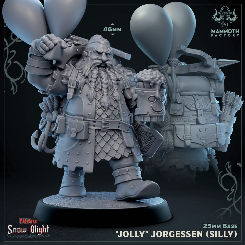 "Jolly" Jorgessen, Stoutmaster (Male Dwarf Fighter) (Online Order Only)