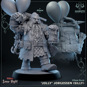 "Jolly" Jorgessen, Stoutmaster (Male Dwarf Fighter) (Online Order Only)