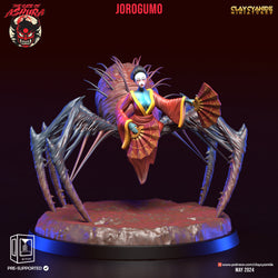 3D Printed Clay Cyanide Jorogumo The Gate of Ashura 28 32 mm D&D (Online Only)