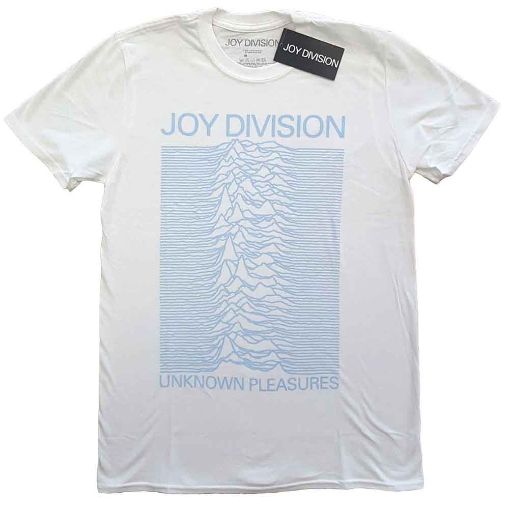 Unknown Pleasures Blue on White [T-Shirt] (ONLINE ORDER ONLY)