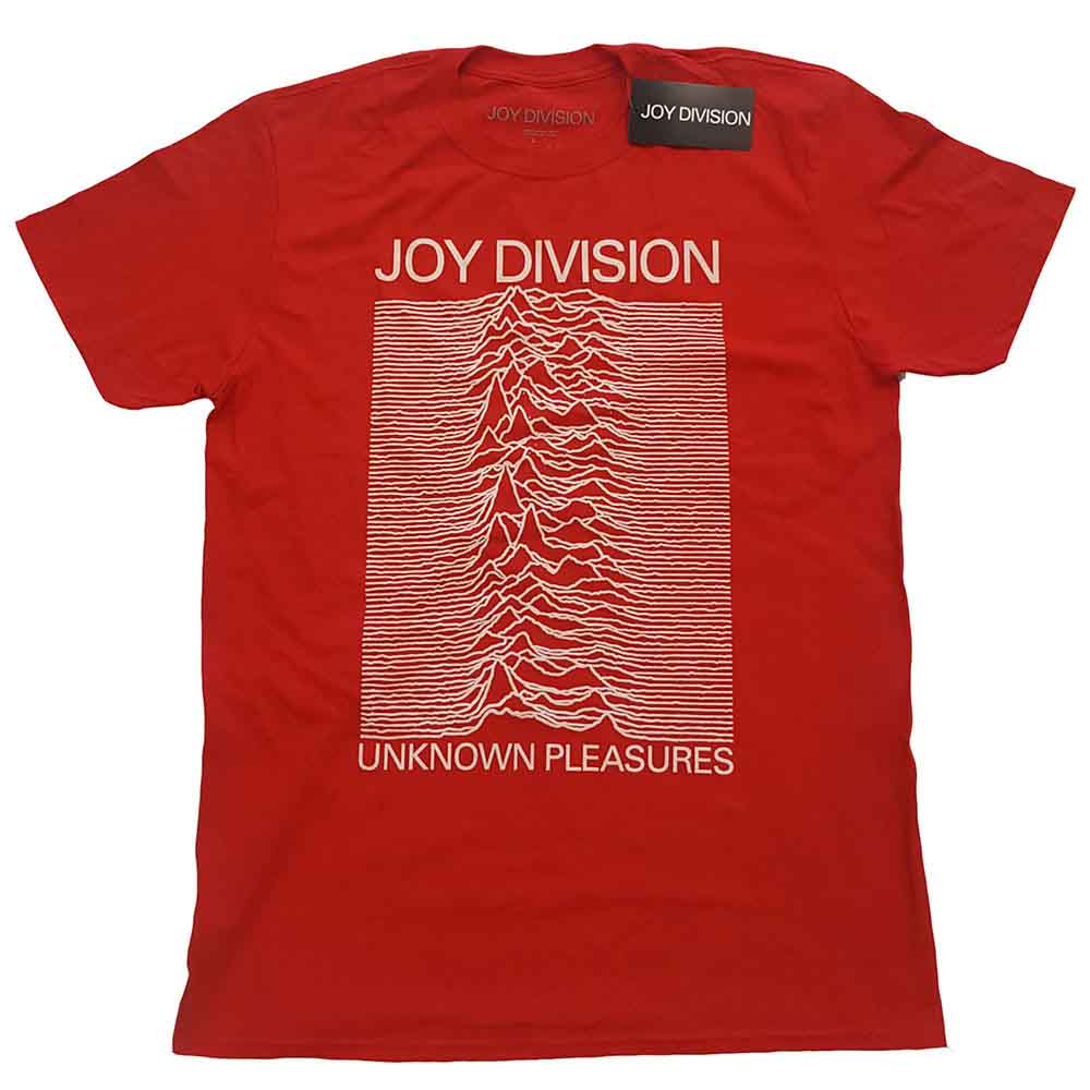 Unknown Pleasures White On Red [] (ONLINE ORDER ONLY)