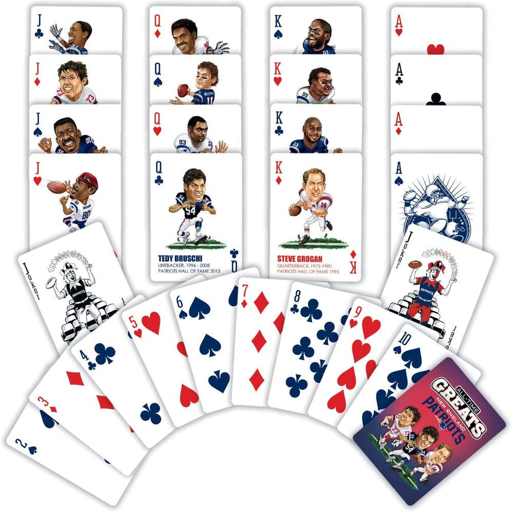 New England Patriots All-Time Greats Playing Cards - 54 Card Deck (ONLINE ORDER ONLY)