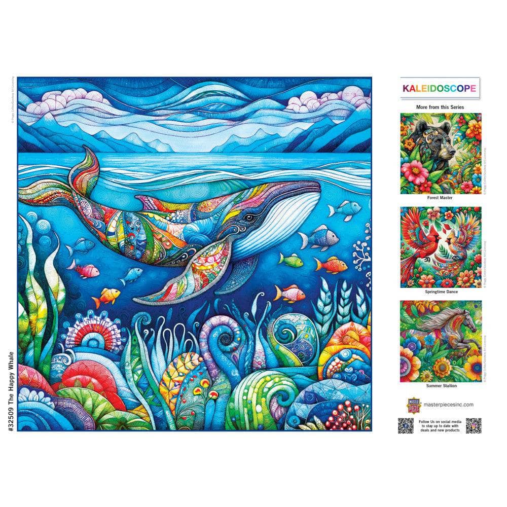 Kaleidoscope - The Happy Whale 300 Piece EZ Grip Jigsaw Puzzle (ONLINE ORDER ONLY)