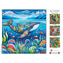 Kaleidoscope - The Happy Whale 300 Piece EZ Grip Jigsaw Puzzle (ONLINE ORDER ONLY)