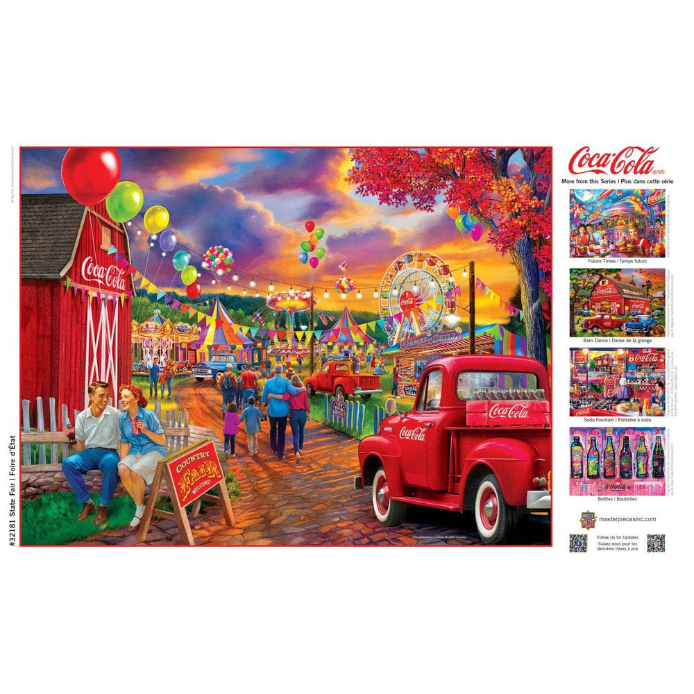 Coca-Cola - State Fair 300 Piece EZ Grip Jigsaw Puzzle