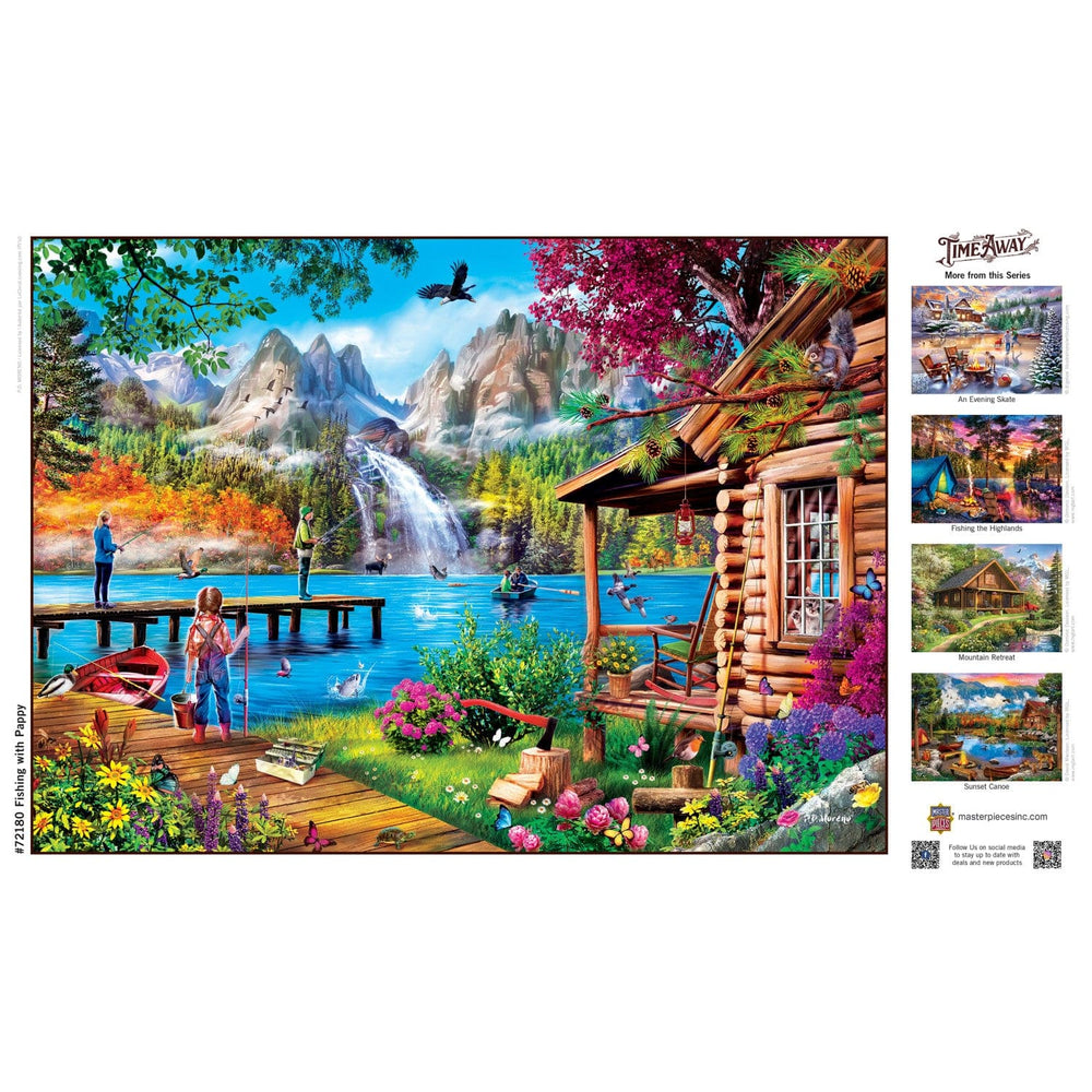 Time Away - Fishing with Pappy 1000 Piece Jigsaw Puzzle (ONLINE ORDER ONLY)