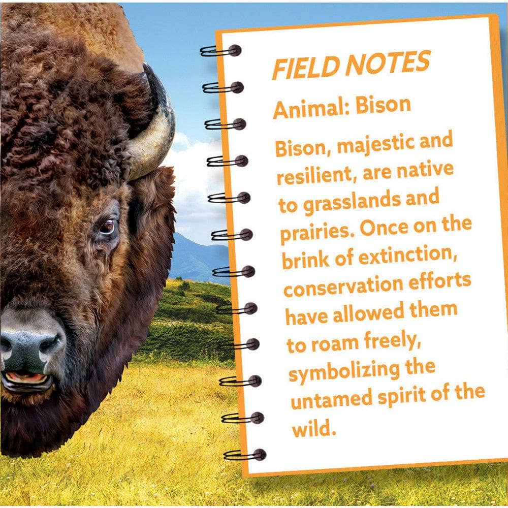 Bison 100 Piece Shaped Jigsaw Puzzle (ONLINE ORDER ONLY)