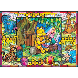 Stained Glass - Winnie the Pooh 500 Piece Jigsaw Puzzle (ONLINE ORDER ONLY)