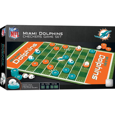 Miami Dolphins Checkers Board Game (ONLINE ORDER ONLY)