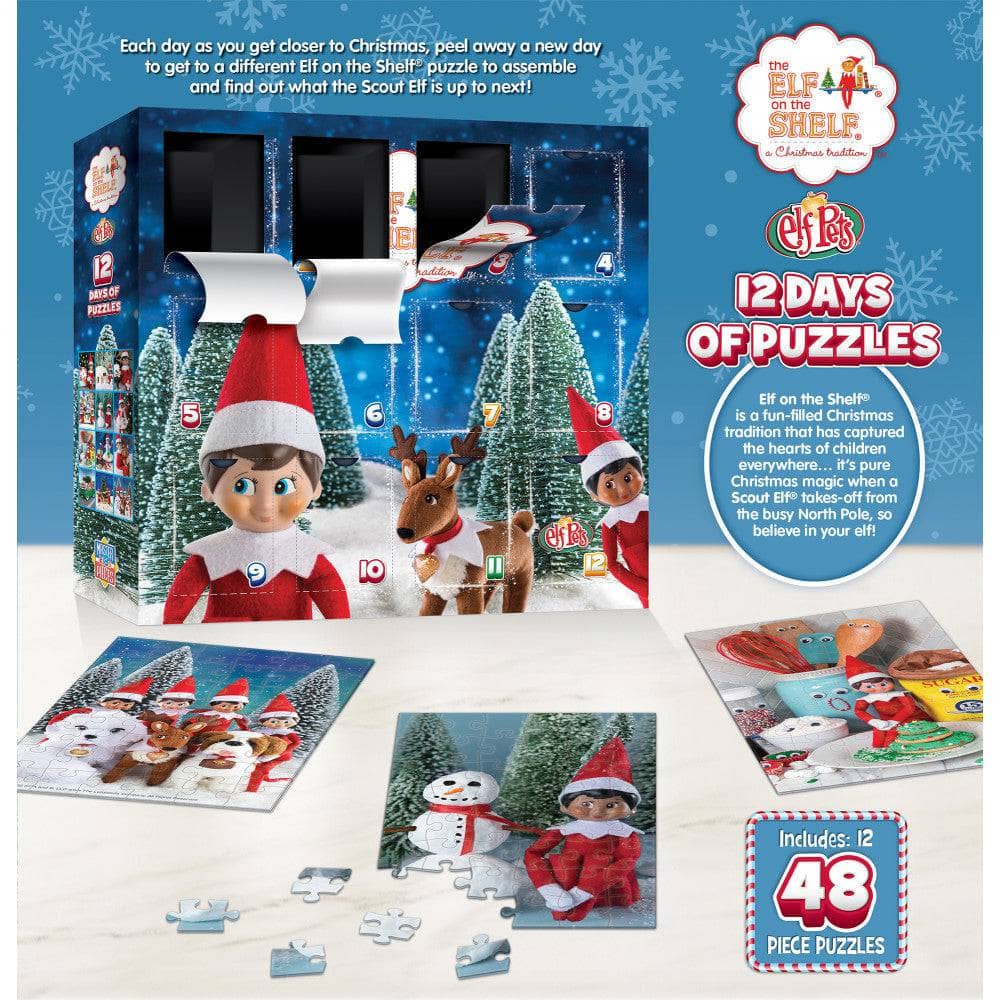 12 Days of Elf on the Shelf Jigsaw Puzzles - Advent Calendar (ONLINE ORDER ONLY)
