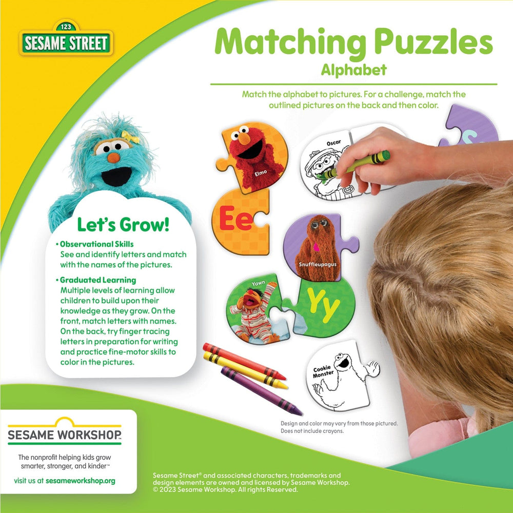 Sesame Street - Alphabet Matching Jigsaw Puzzles (ONLINE ORDER ONLY)