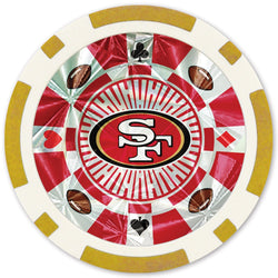 San Francisco 49ers 20 Piece Poker Chips (ONLINE ORDER ONLY)