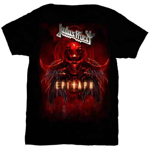 Judas Priest - Epitaph Red Horns [T-Shirt] (ONLINE ORDER ONLY)