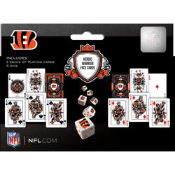 Cincinnati Bengals - 2-Pack Playing Cards & Dice Set (ONLINE ORDER ONLY)