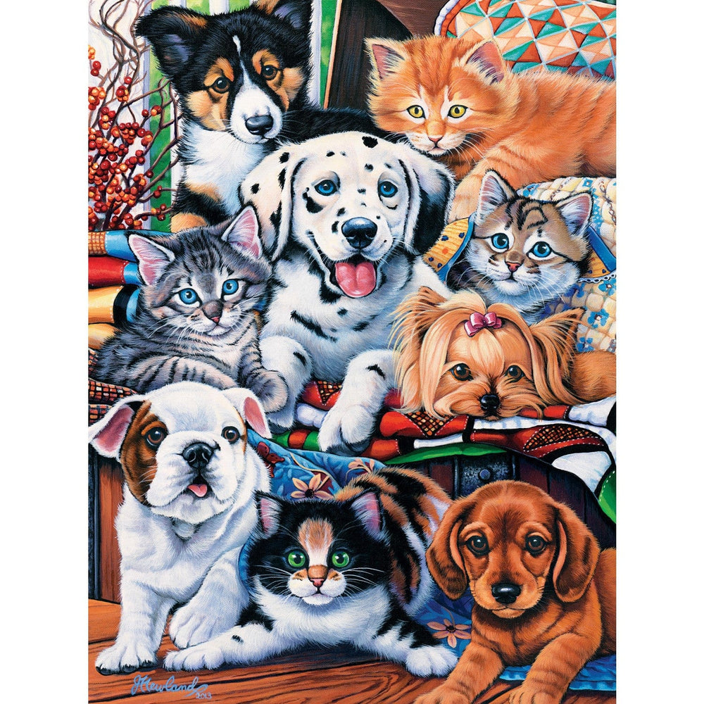 Playful Paws - Hide and Seek 300 Piece EZ Grip Jigsaw Puzzle (ONLINE ORDER ONLY)