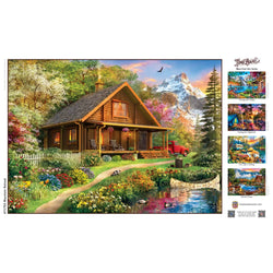 Time Away - Mountain Retreat 1000 Piece Jigsaw Puzzle