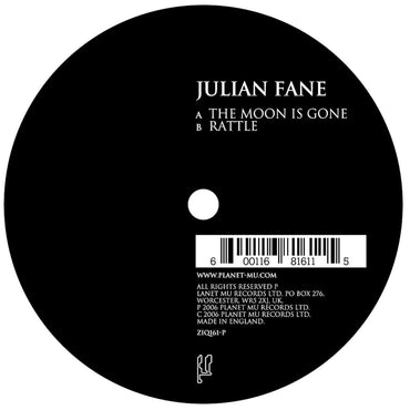 Julian Fane - The Moon Is Gone - 7" [Vinyl] (ONLINE ORDER ONLY)