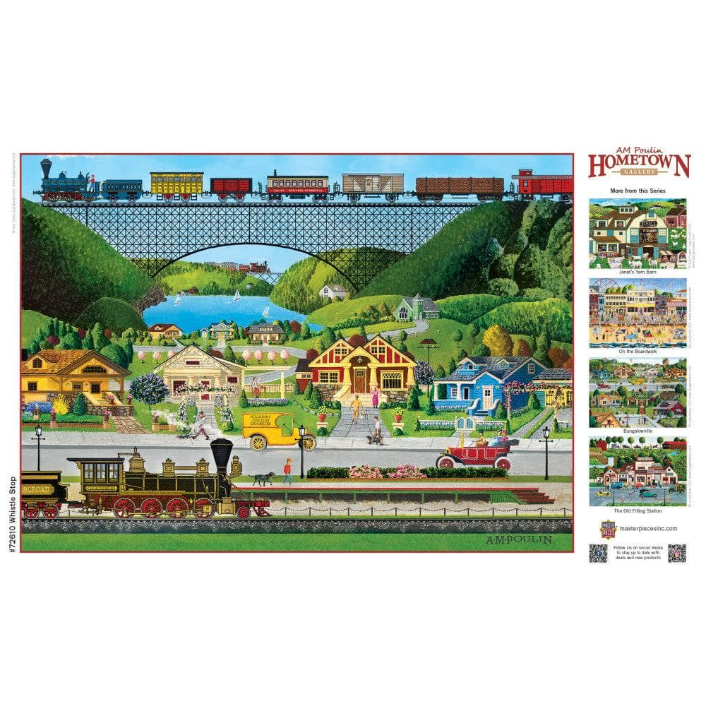 Hometown Gallery - Whistle Stop 1000 Piece Jigsaw Puzzle (ONLINE ORDER ONLY)