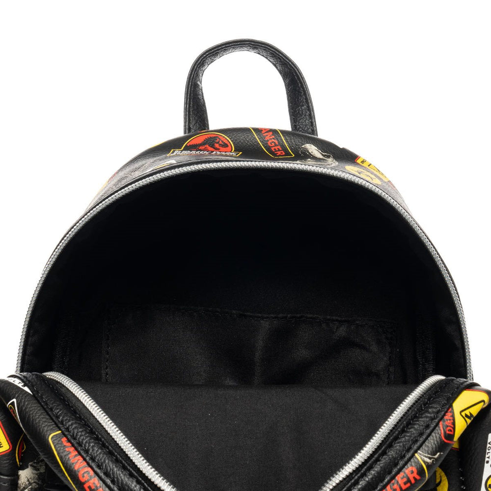 Jurassic Park Warning Signs Mini Backpack by LoungeFly (Online Order Only)