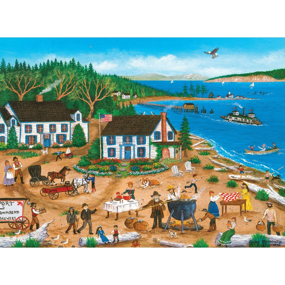 Folk Art Jigsaw Puzzle Collection - 12-Pack