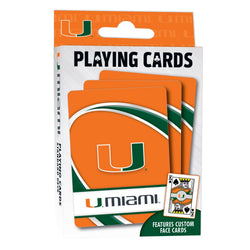 Miami Hurricanes Playing Cards - 54 Card Deck (ONLINE ORDER ONLY)
