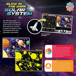 Glow in the Dark - Solar System 100 Piece Jigsaw Puzzle (ONLINE ORDER ONLY)