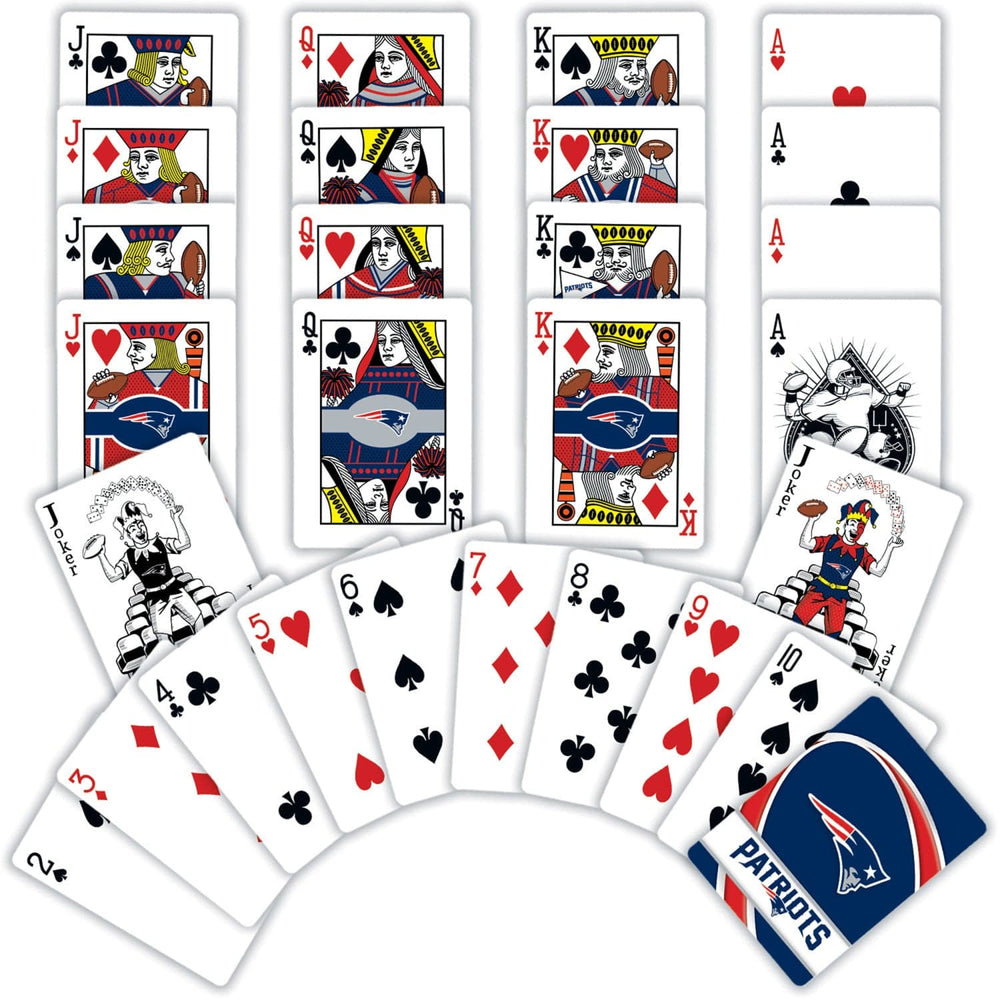 New England Patriots Playing Cards - 54 Card Deck (ONLINE ORDER ONLY)