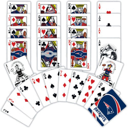 New England Patriots Playing Cards - 54 Card Deck (ONLINE ORDER ONLY)