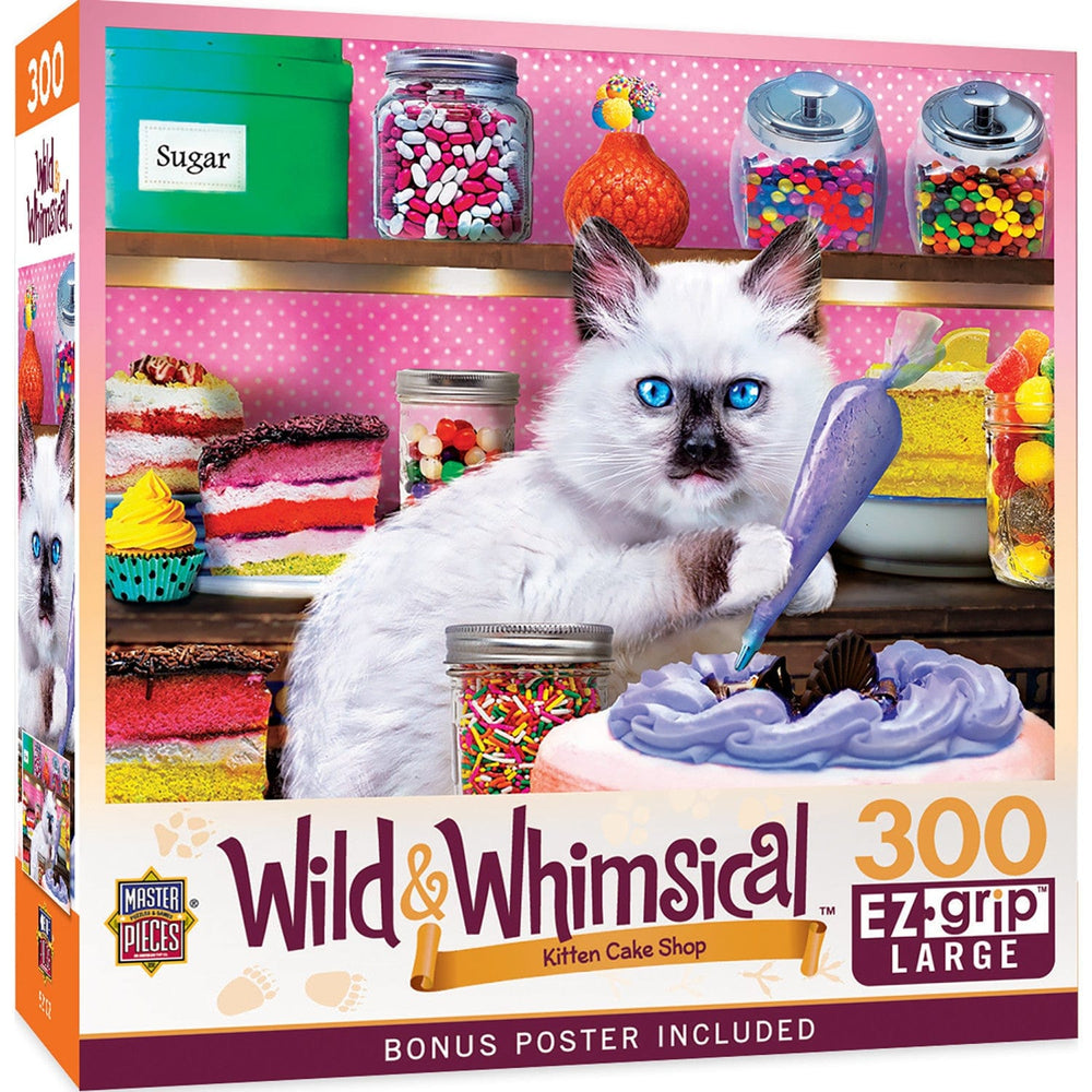 Wild & Whimsical - Kitten Cake Shop 300 Piece EZ Grip Jigsaw Puzzle (ONLINE ORDER ONLY)