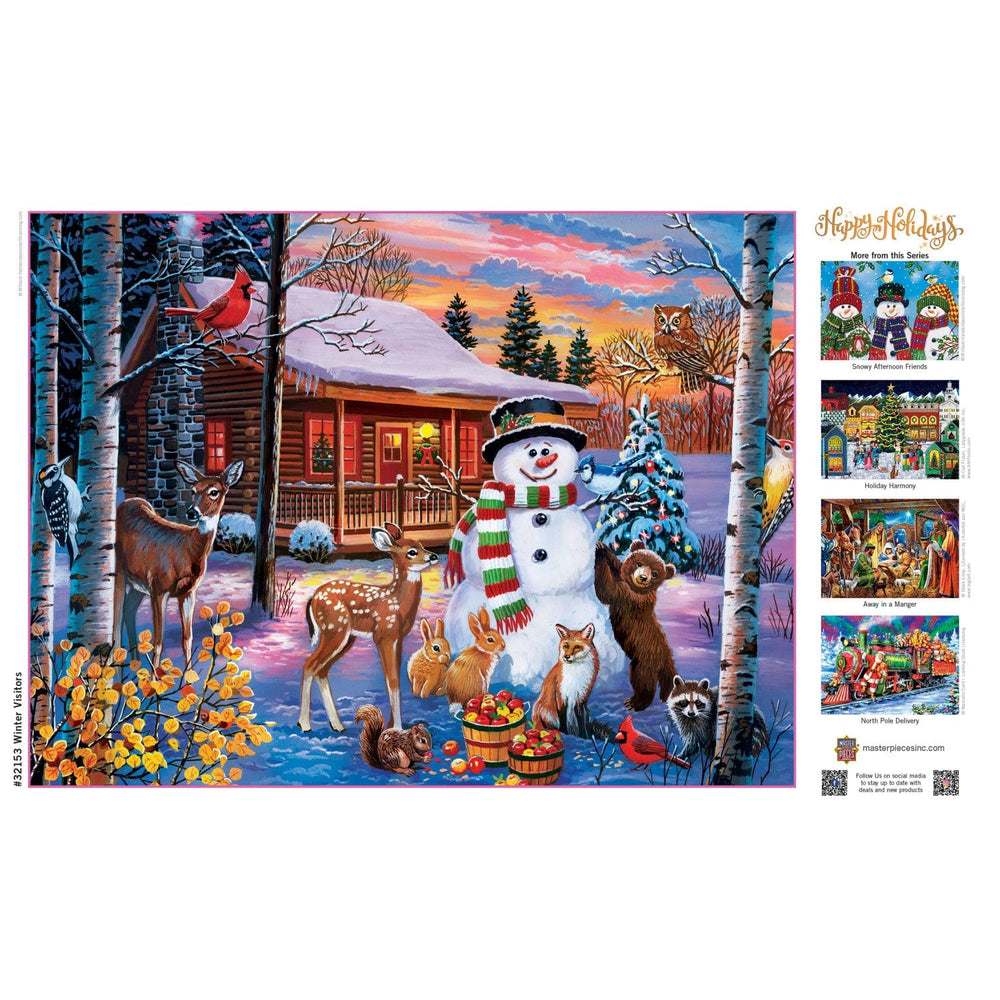 Happy Holidays - Winter Visitors 300 Piece EZ Grip Jigsaw Puzzle (ONLINE ORDER ONLY)