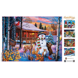 Happy Holidays - Winter Visitors 300 Piece EZ Grip Jigsaw Puzzle (ONLINE ORDER ONLY)