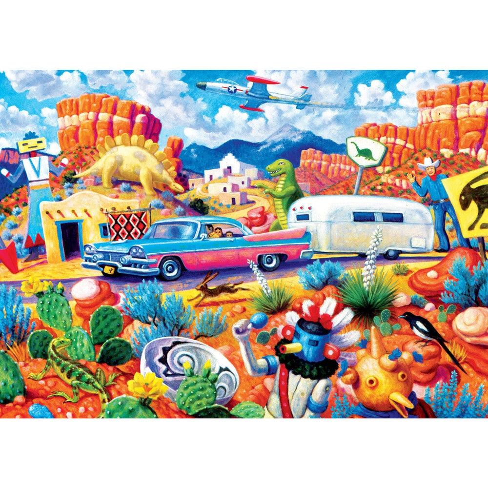 Roadsides of the Southwest - Off the Beaten Path 500 Piece Jigsaw Puzzle (ONLINE ORDER ONLY)