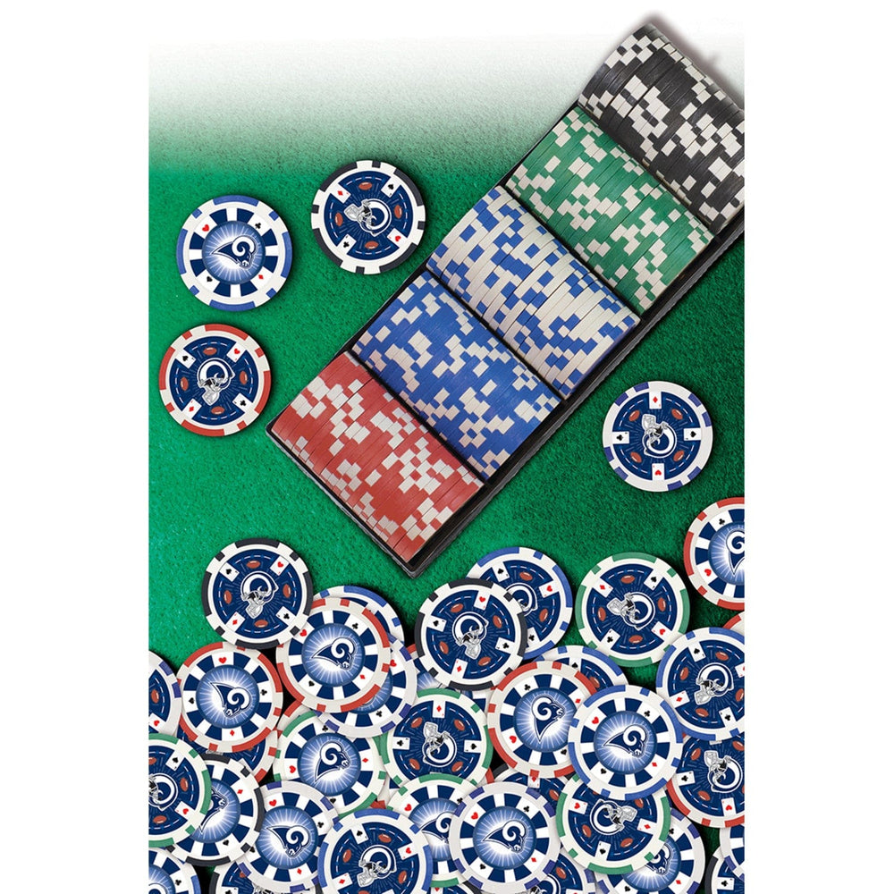 Los Angeles Rams 100 Piece Poker Chips (ONLINE ORDER ONLY)