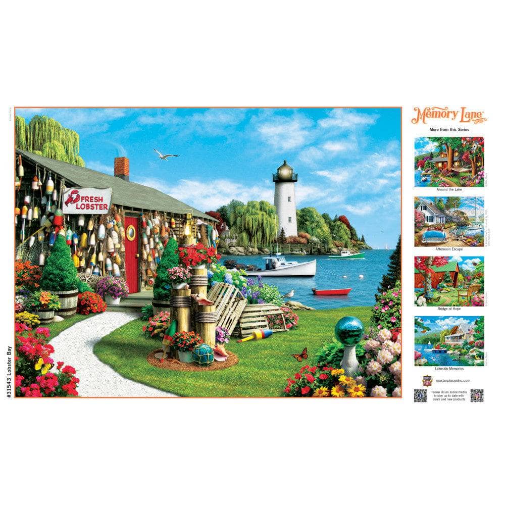 Memory Lane - Lobster Bay 300 Piece EZ Grip Jigsaw Puzzle (ONLINE ORDER ONLY)