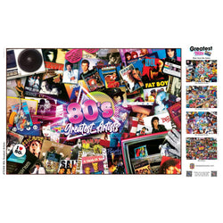 Greatest Hits - 80's Artists 1000 Piece Jigsaw Puzzle (ONLINE ORDER ONLY)
