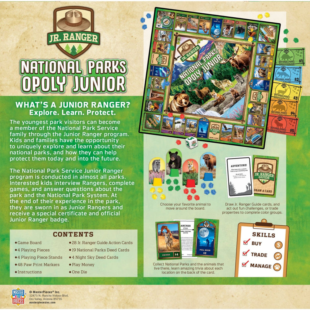 Jr. Ranger - National Parks Opoly Junior (ONLINE ORDER ONLY)