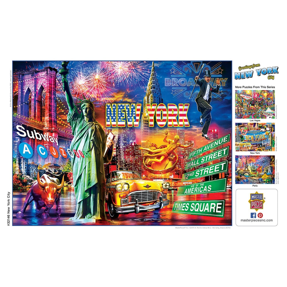 Greetings From New York City - 550 Piece Jigsaw Puzzle (ONLINE ORDER ONLY)