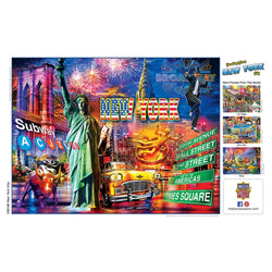 Greetings From New York City - 550 Piece Jigsaw Puzzle (ONLINE ORDER ONLY)