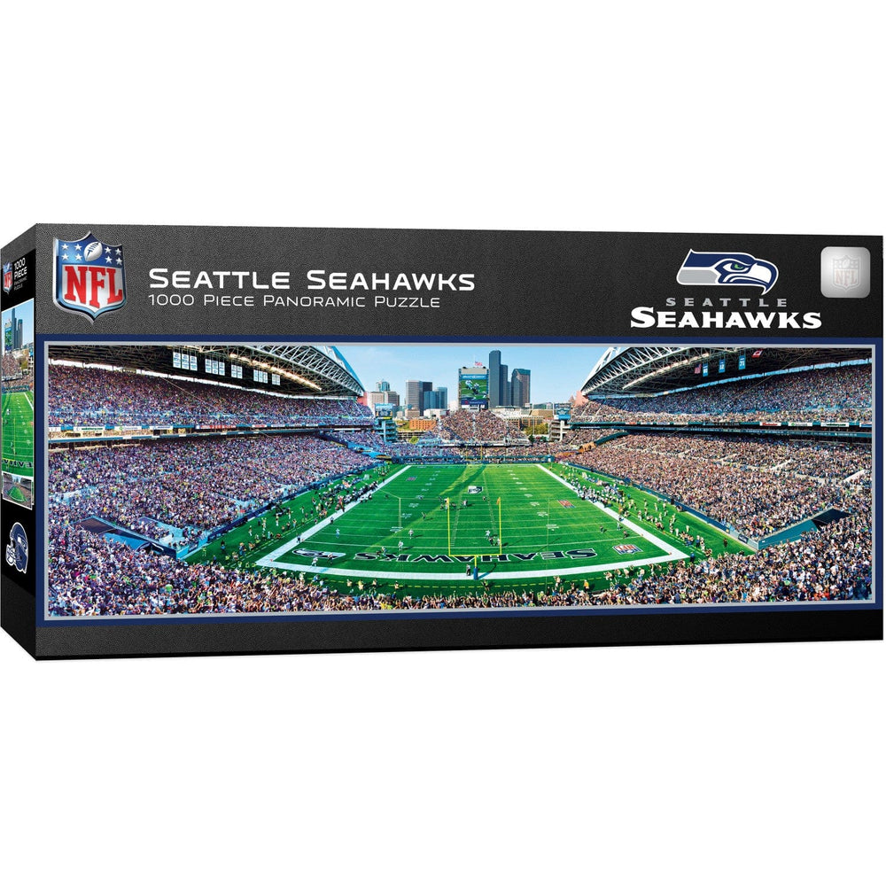 Seattle Seahawks - 1000 Piece Panoramic Jigsaw Puzzle - End View (ONLINE ORDER ONLY)