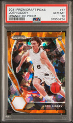 2021 PANINI PRIZM DRAFT PICKS JOSH GIDDEY ORANGE ICE PRIZM #17 - PSA 10 ROOKIE CARD (Online Order Only)