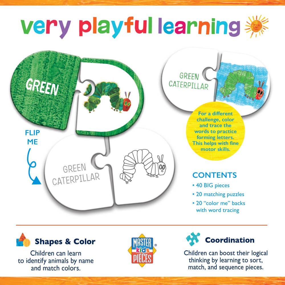 Eric Carle  - Matching Color Jigsaw Puzzles