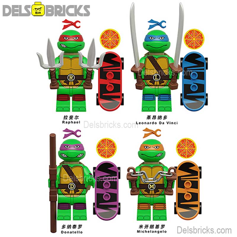Teenage Mutant Ninja Turtles Mutant Mayhem NEW set of 4 (ONLINE ORDER ONLY)