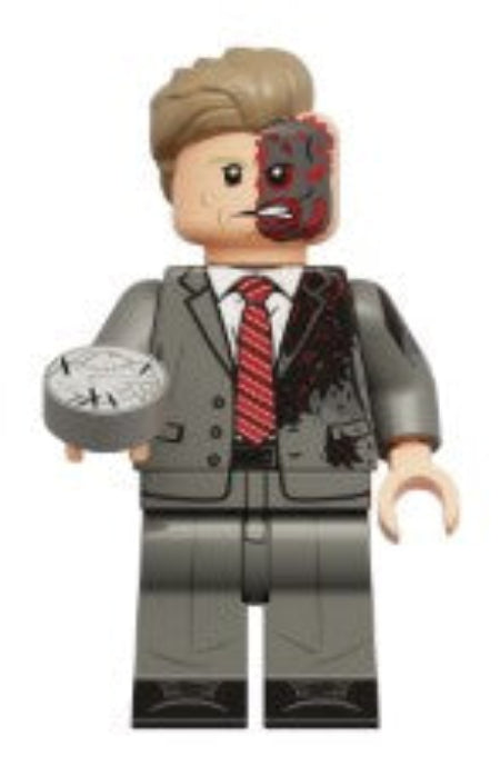Dual Justice Custom Minifig – Split Personality Crime Boss (ONLINE ORDER ONLY)