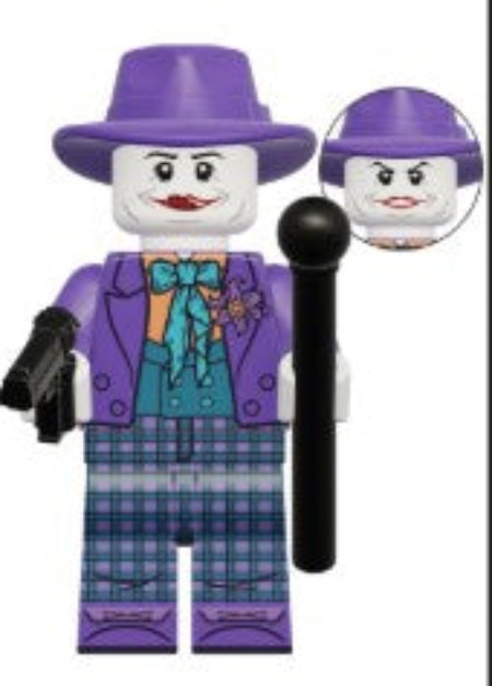 Clown Prince Custom Minifig – Chaotic Crime Mastermind (ONLINE ORDER ONLY)
